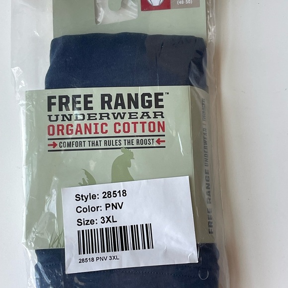 Duluth Trading Co Other - Duluth Trading Men's Free Range Organic Cotton Briefs Blue 3xl NWT‎